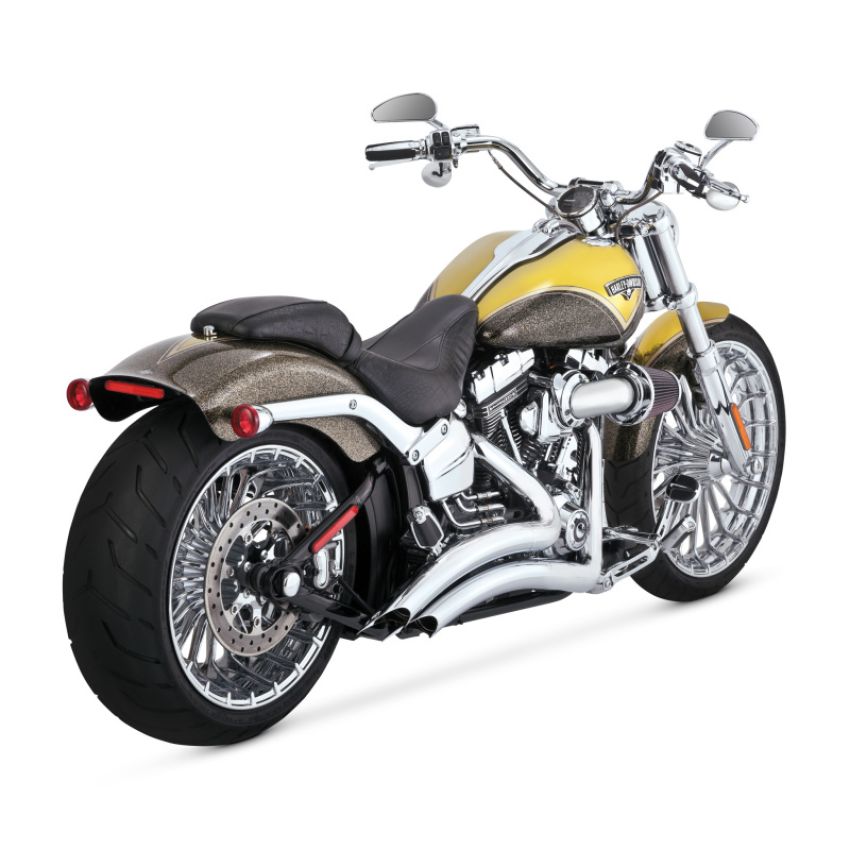 Vance and Hines 26365 Vance & Hines 13-17 Harley Davidson Softail Breakout Big Radius PCX Full System Exhaust - Chrome