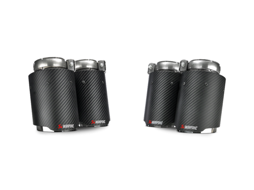 Akrapovic TP-CT/26 Tail pipe set (Carbon)