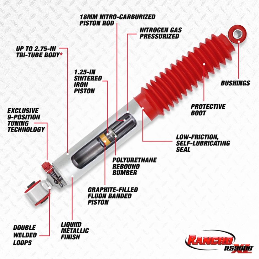 Rancho RS999237 RS9000XL Shock Absorber