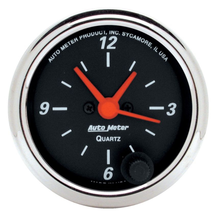 AutoMeter 1484 GAUGE, CLOCK, 2 1/16