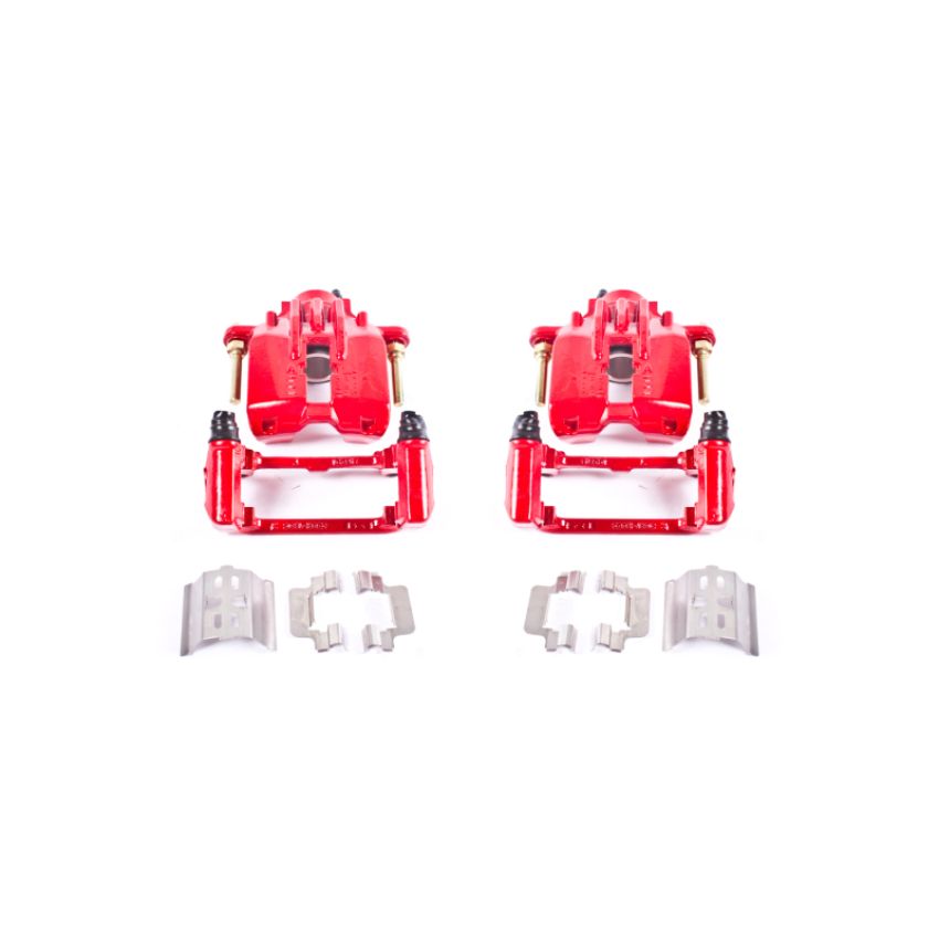 PowerStop S4698 Red Powder Coated Calipers