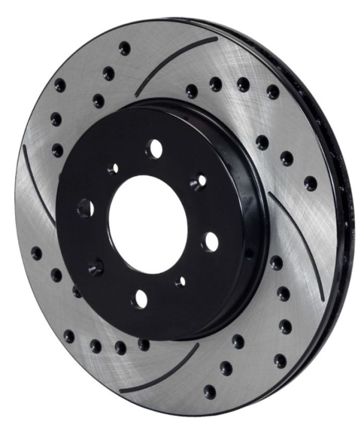 Wilwood 160-12839-BK Rotor-.68in Offset-SRP-BLK-Drill-LH 10.32 x .83 - 4 x 3.93