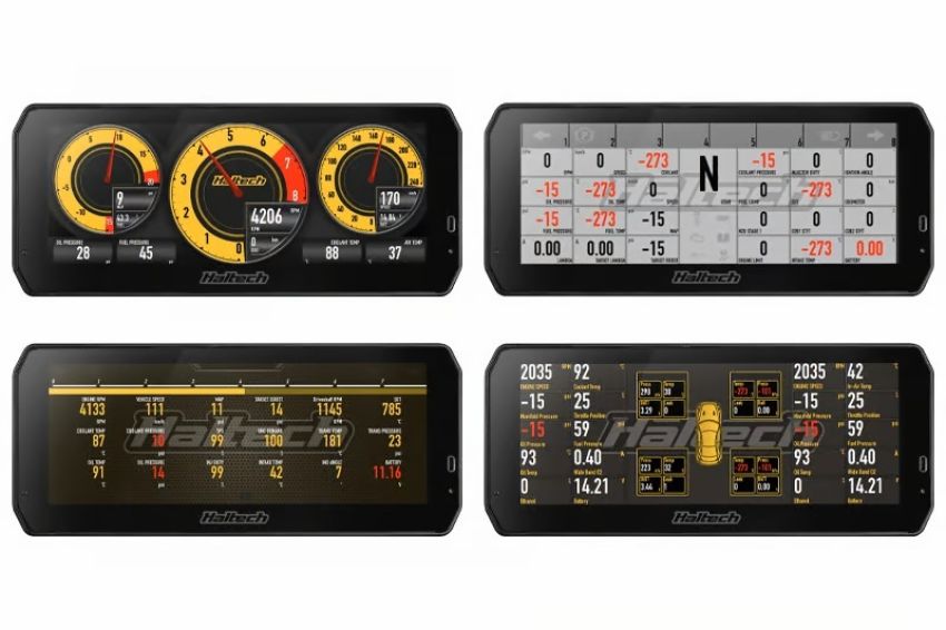 Haltech HT-068000 uC-10 10in Digital Dash Kit w/Cables & Accessories