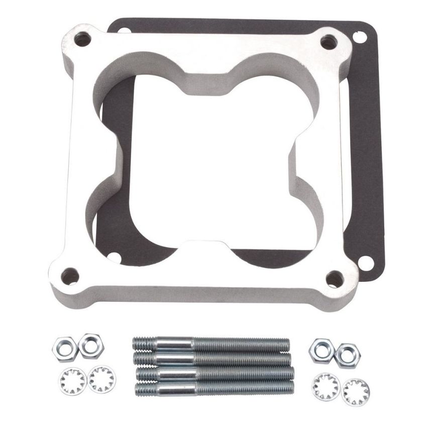EDELBROCK EDE8718 Carburetor Spacer - 1in Cloverleaf - 4500
