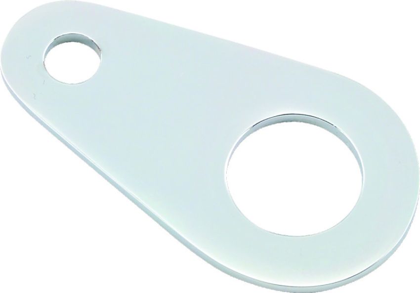 Bikers Choice 492790 Chrome Custom Single Hole Universal Ignition Switch Bracket Replaces H-D 69024-77