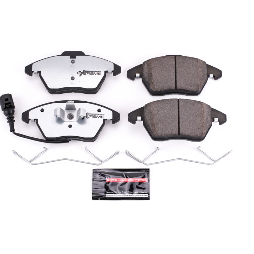 PowerStop Z26-1107 PowerStop - Z26 Performance Carbon-Fiber Ceramic Brake Pads with Hardware Kit