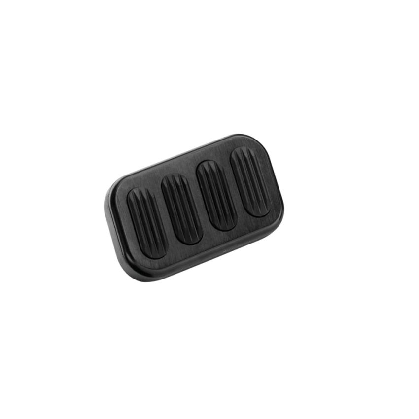 LOKAR LOKXBAG-6005 Blk Billet Aluminum Brake Pad w/Rubber