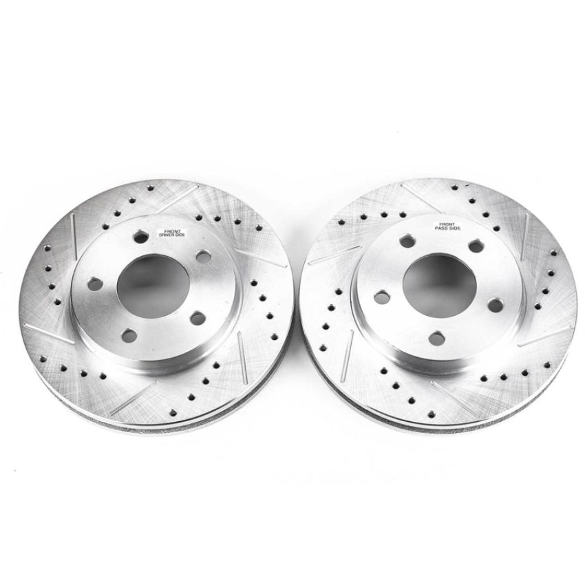 PowerStop AR8268XPR PowerStop Evolution Performance Drilled, Slotted & Plated Brake Rotor Pair