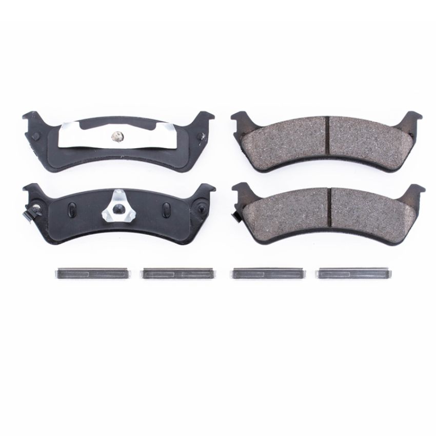 PowerStop 17-667A PowerStop - Z17 Low-Dust Ceramic Brake Pads with Hardware