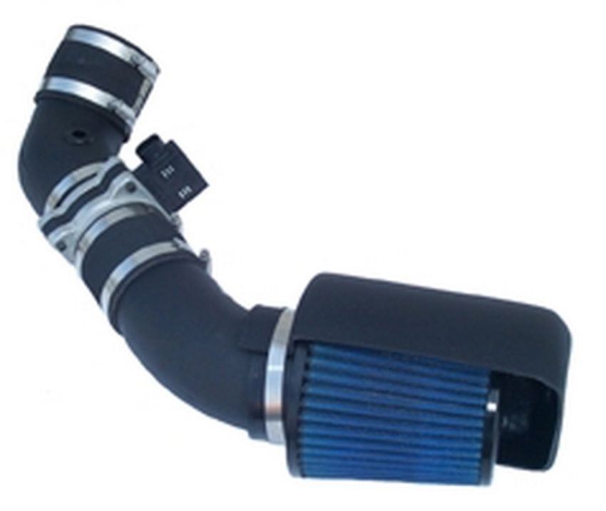 Volant 25743 Volant air intake systems utilize a high-velocity venturi filter adapter which provides a smooth transition through the MAF sensor into the intake tube for a much needed airflow improvement over the factory rubber tubing and resonator box.