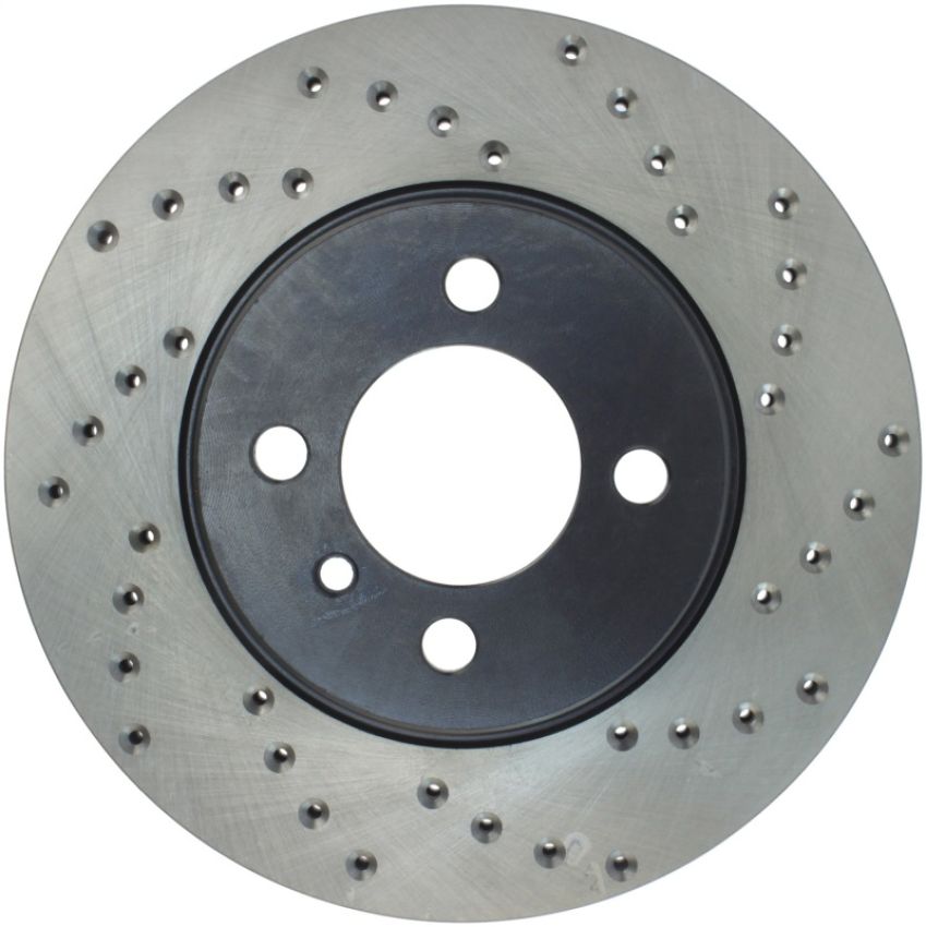 Stoptech 128.34018L Drilled Sport Brake Rotor