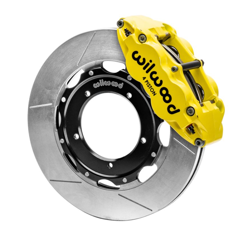 Wilwood 140-16937-Y 69-74 Porsche 911 Front Superlite Brake Kit 3in MT Slotted Face - Yellow