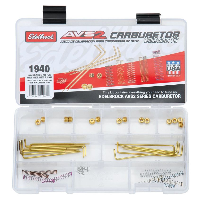 EDELBROCK EDE1940 AVS2 Calibration Kit - 500 Series