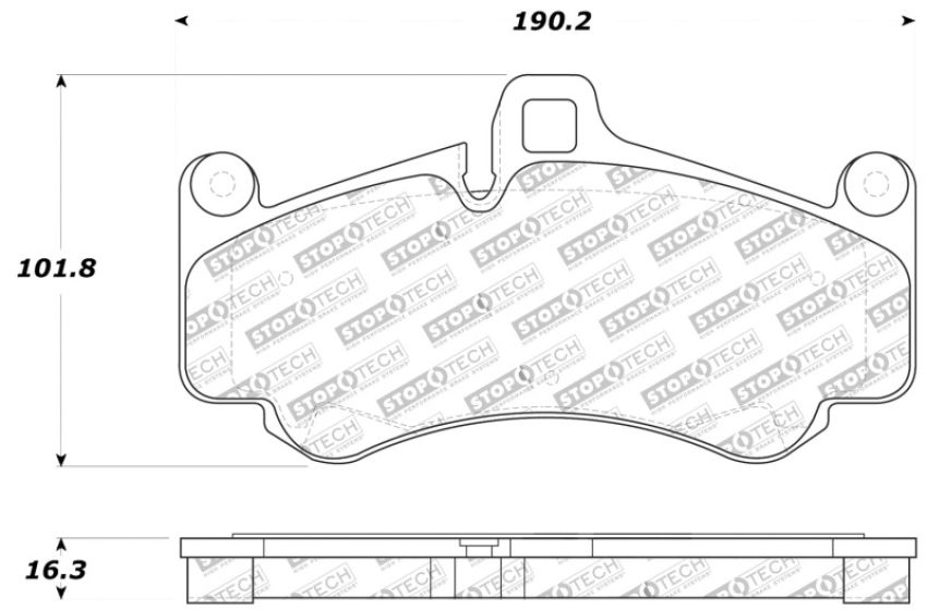 Stoptech 309.09910 Performance Brake Pads
