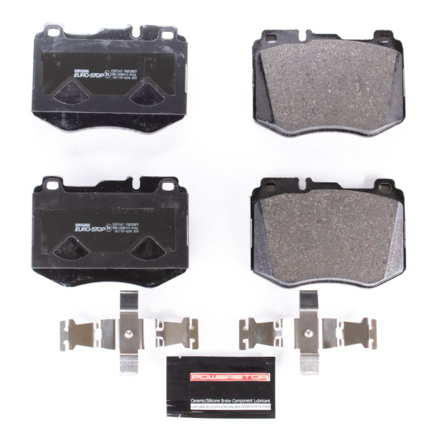 PowerStop ESP2167 EuroStop ECE-R90 Certified Brake Pad Set