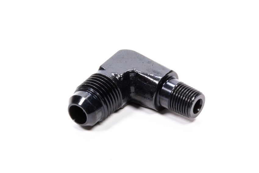 FRAGOLA FRG482262-BL 90 Deg Adapter Fitting #6  x 1/8 MPT Black