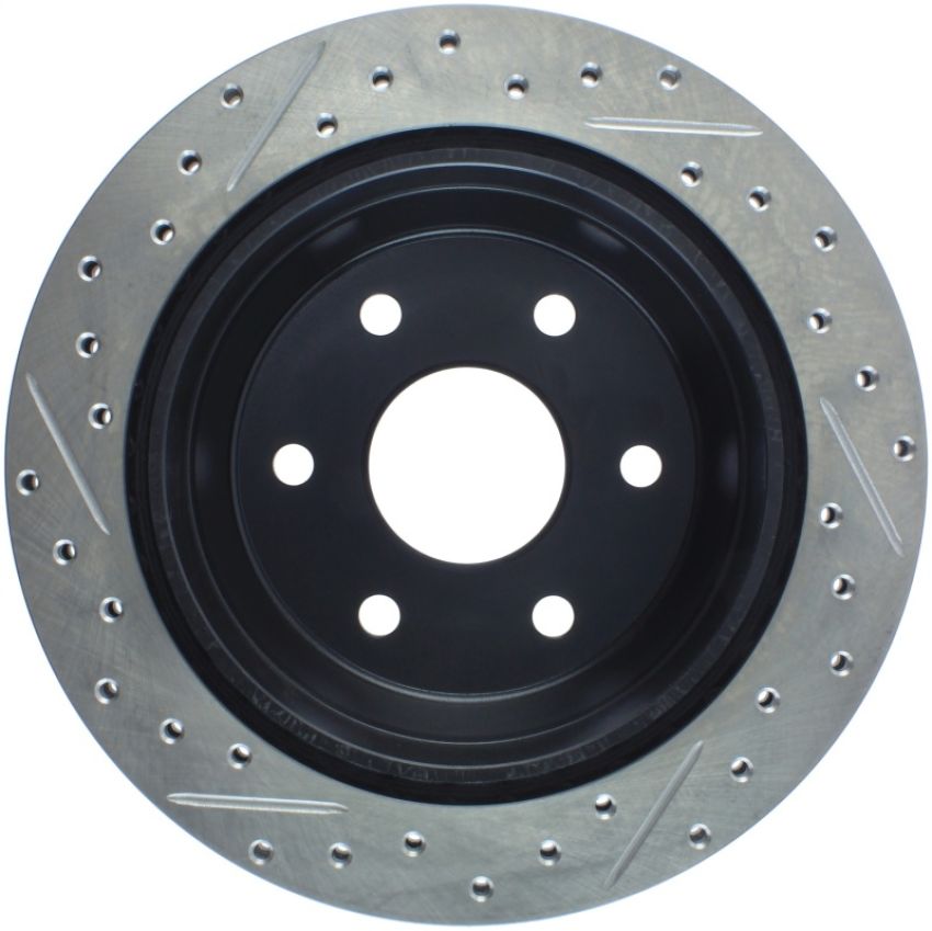 Stoptech 127.66041L Slotted & Drilled Sport Brake Rotor