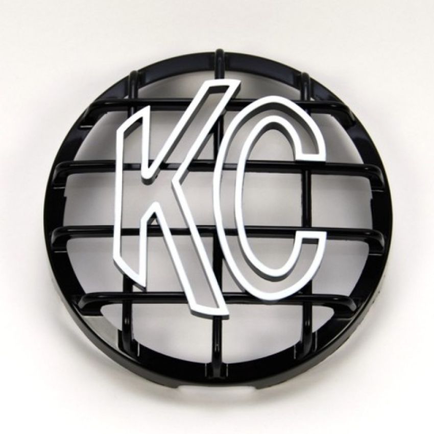 KC HiLiTES 7210 KC Stone Guard 6in ABS Plastic Black White EA