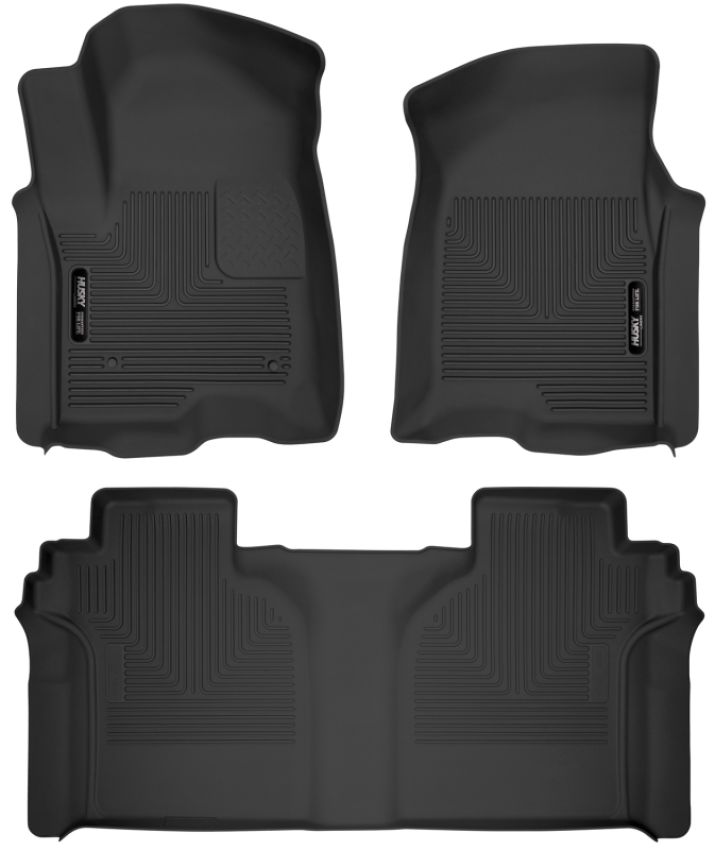 HUSKY LINERS HSK54208 Front & 2nd Seat Floor L iners X-act Contour