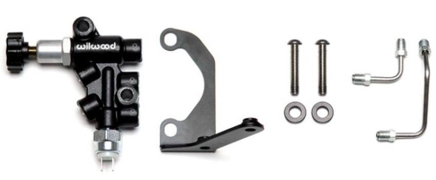 Wilwood 260-15048 Tandem Master Cylinder Mounting Bracket R/H Kit w/ Prop Valve