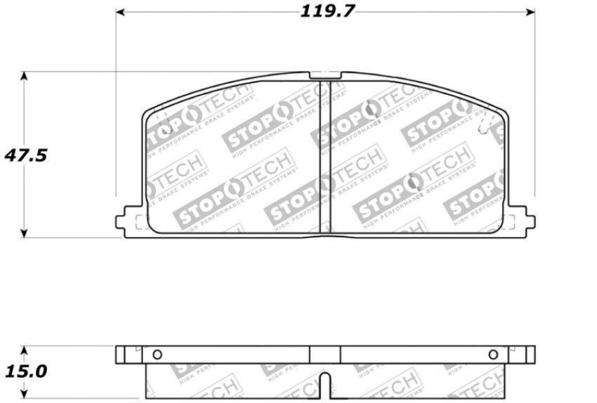 Stoptech 309.02420 Performance Brake Pads