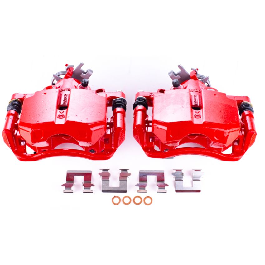 PowerStop S5014 Red Powder Coated Calipers