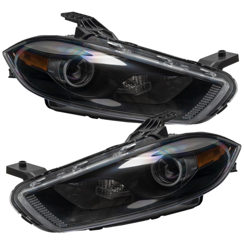 Oracle Lighting 7142-334 SMD Pre-Assembled Headlights, HID Style, Black Bezel, ColorSHIFT - No Controller