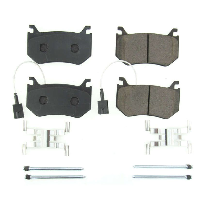PowerStop 17-2043 PowerStop - Z17 Low-Dust Ceramic Brake Pads with Hardware