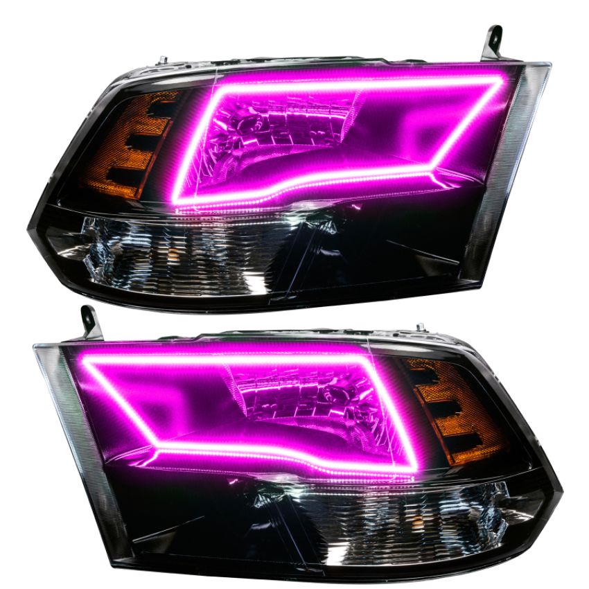 Oracle Lighting 8906-335 Pre-Assembled ColorSHIFT(tm) w/SWITCHBACK Halo Headlights - Black Housing
