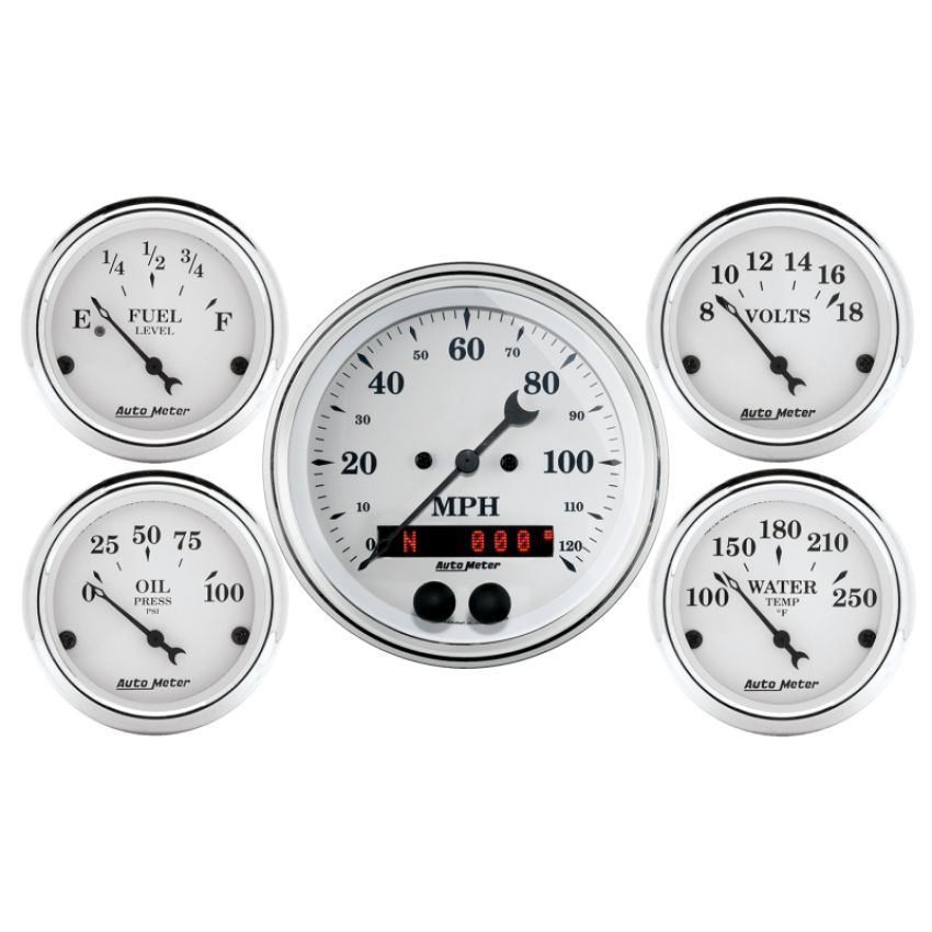 AutoMeter 1650 GAUGE KIT, 5 PC., 3 3/8