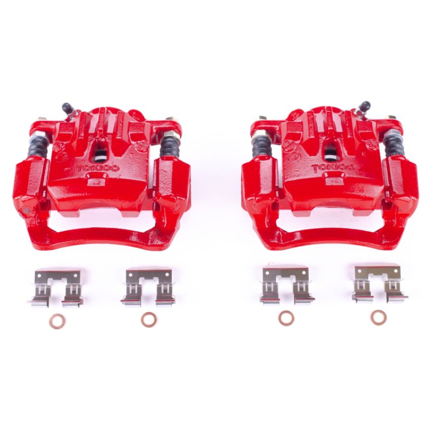 PowerStop S6276 Red Powder Coated Calipers