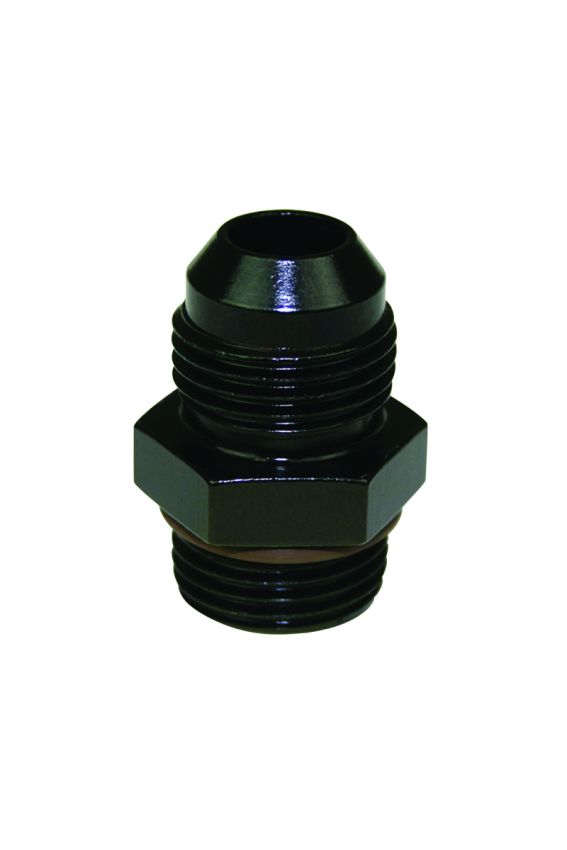 Moroso 22604 Dry Sump/External Oil Pump Fitting -8An Male to -8An Straight w/O-Ring - Aluminum - Single
