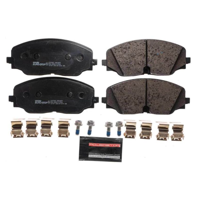 PowerStop ESP9005 EuroStop ECE-R90 Certified Brake Pad Set