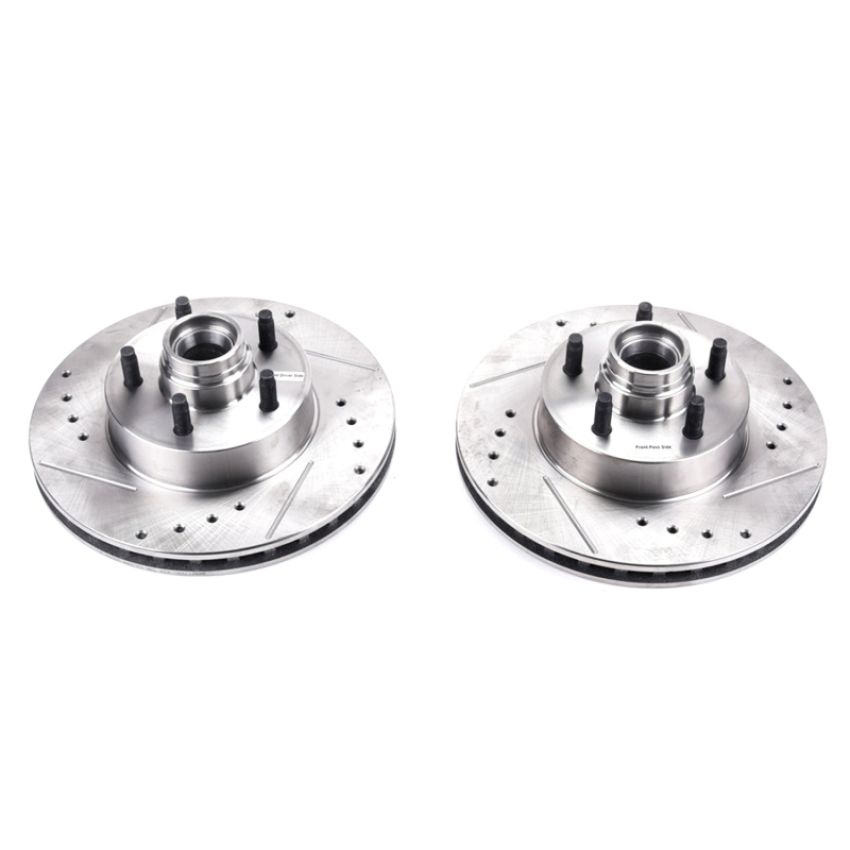 PowerStop AR85172XPR PowerStop Evolution Performance Drilled and Slotted Rotor Pair