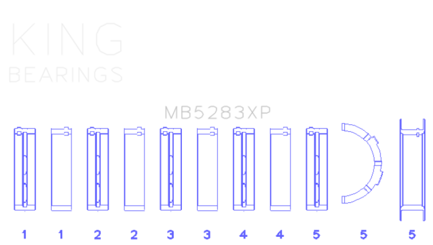 King Performance Main Race Bearing Set - Size Standard