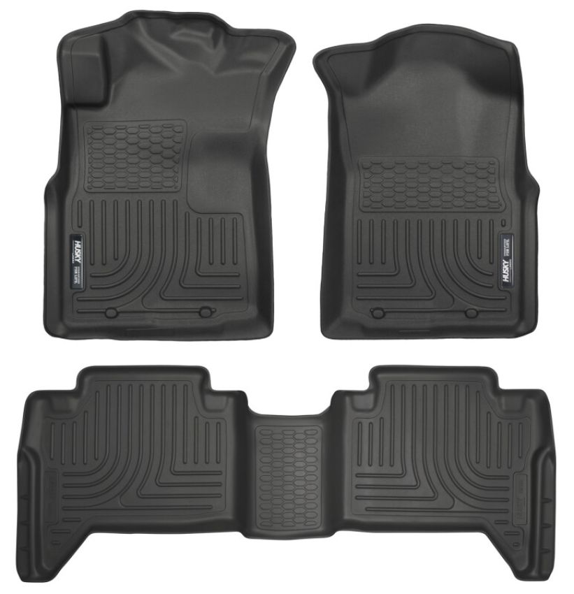 HUSKY LINERS HSK98951 05-15 Tacoma Front/2nd Floor Liners black