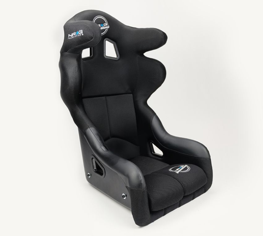 NRG FRP-RS600M FIA Competition Seat w/ Competition Fabric/ FIA homologated/ Head Containment - Medium
