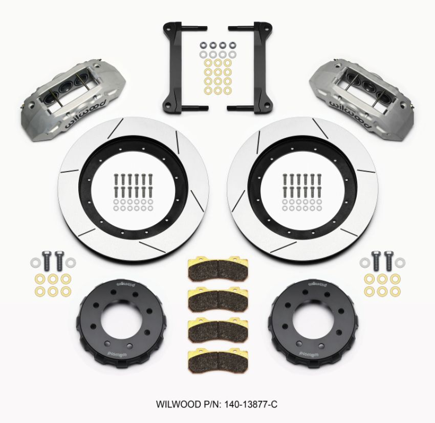 Wilwood 140-13877-C TX6R Front Kit 16.00in Clear Ano 1999-2010 GM H2 Truck/SUV 2500