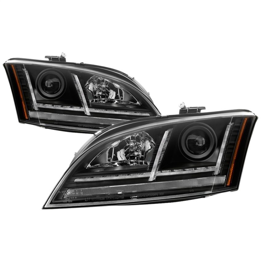 SPYDER 5085535 Projector Headlights - Sequential Turn Signal - Black