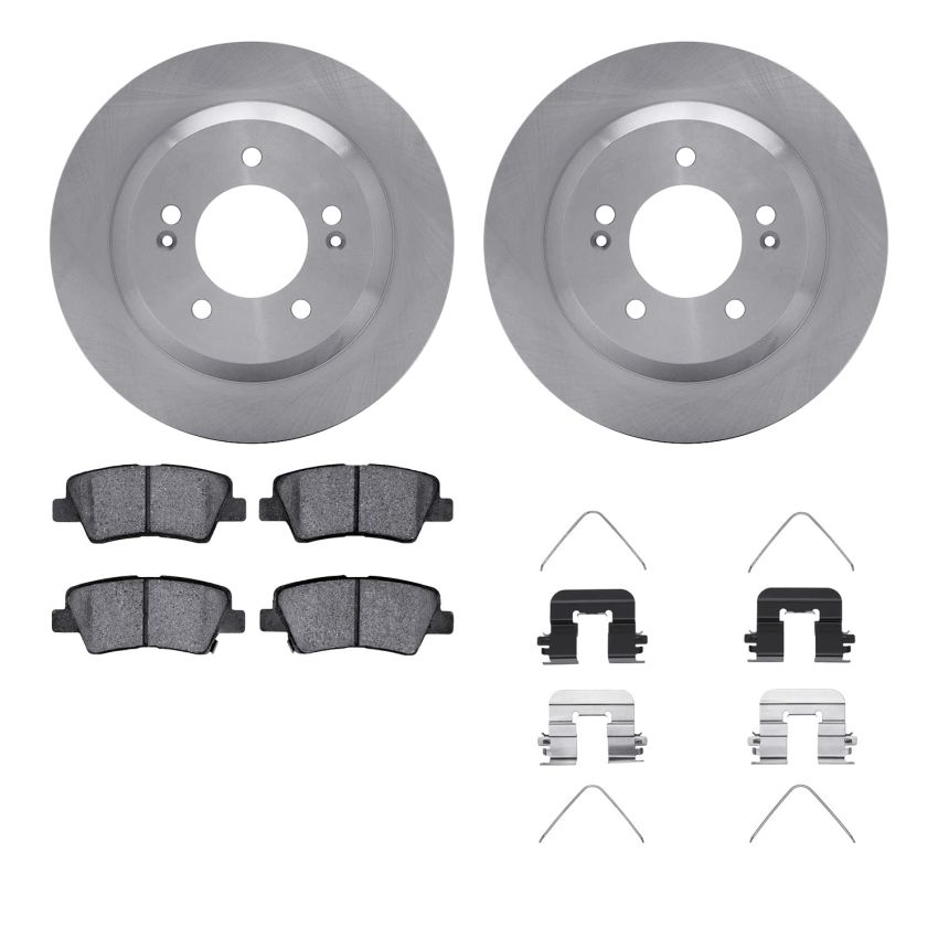 Dynamic Friction 6512-03452 Rotor Kit