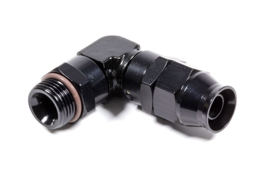 FRAGOLA FRG689708-BL Hose Fitting #8 90 Deg to #8 ORB PTFE Black