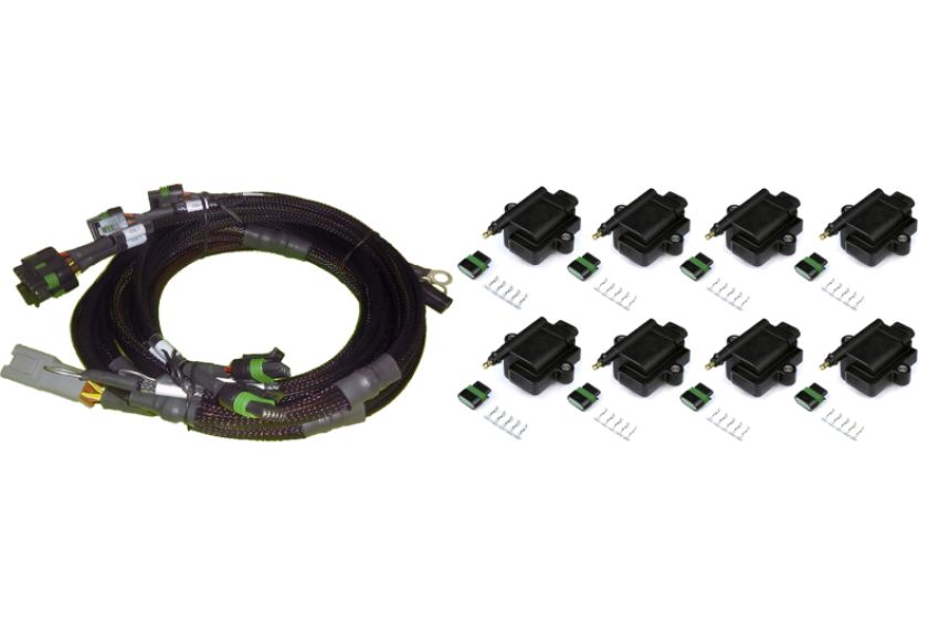 Haltech HT-130312 8 Channel High Output IGN-1A Inductive Coil & Harness Kit