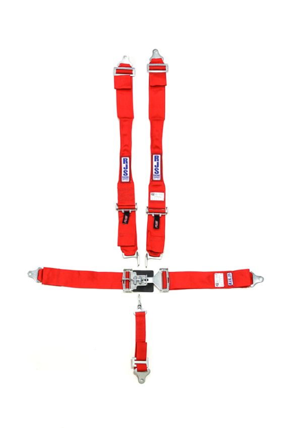 RJS SAFETY RJS1142204 Harness System 5 Pt Red Hans Shoulder Ind Wrap