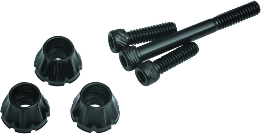 Kuryakyn 5720 Windshield Screws FLH Black