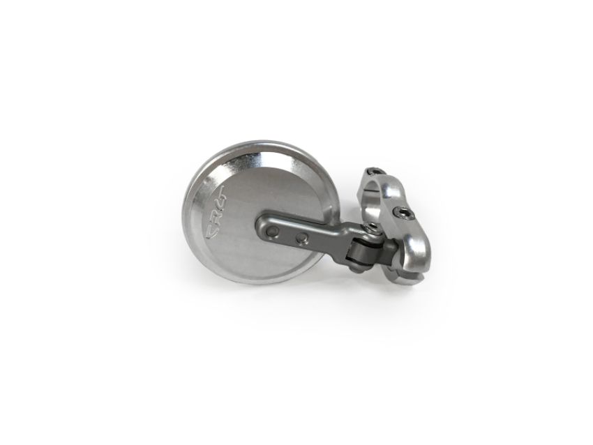 CRG Constructors BSLS-201 CRG Blindsight Folding 2 in. Round Bar-End Mirror - Silver