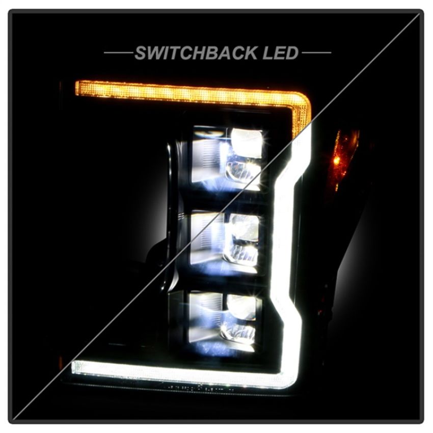 SPYDER 5088635 High-Power LED Module ( Low Beam ) Equipped Headlights - Black