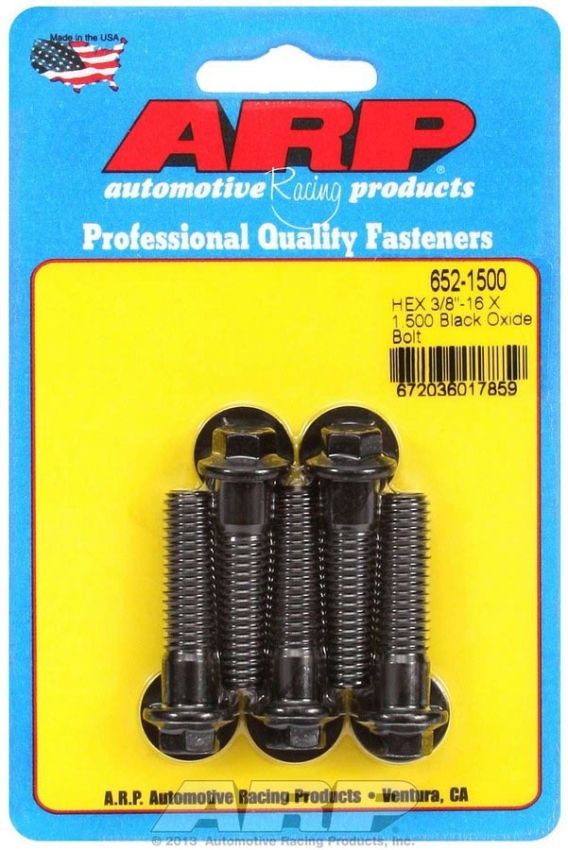 ARP ARP652-1500 Bolt Kit - 6pt. (5) 3/8-16 x 1.500