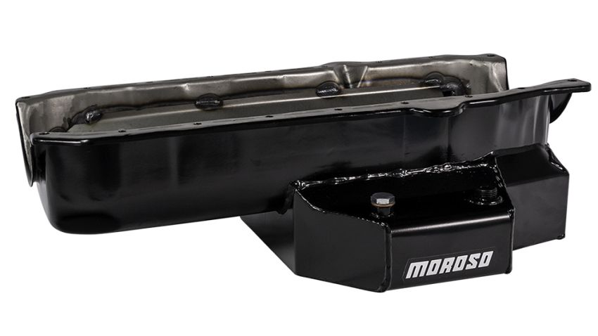 MOROSO MOR21315 SBC C/T Oil Pan - RH Dipstick