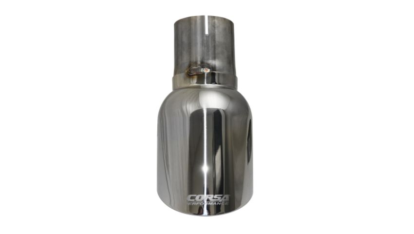 Corsa Performance TK008 Single 4.5in. Polished Pro-Series Universal Tip Kit (2.75in. Inlet-Clamp Include