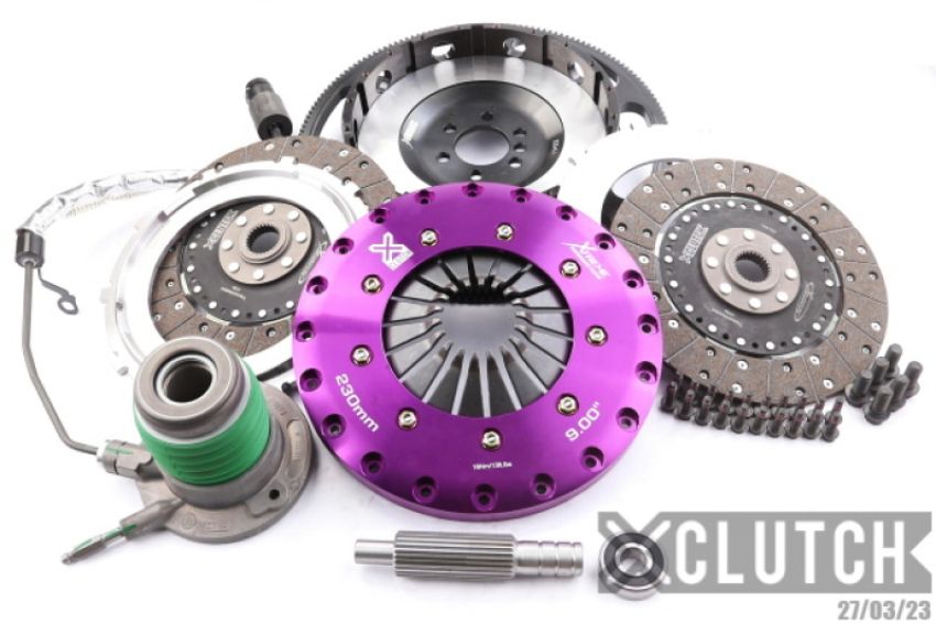 XCLUTCH XKCR23683-2G 14-15 Chevrolet Camaro Z/28 7.0L 9in Twin Solid Organic Clutch Kit